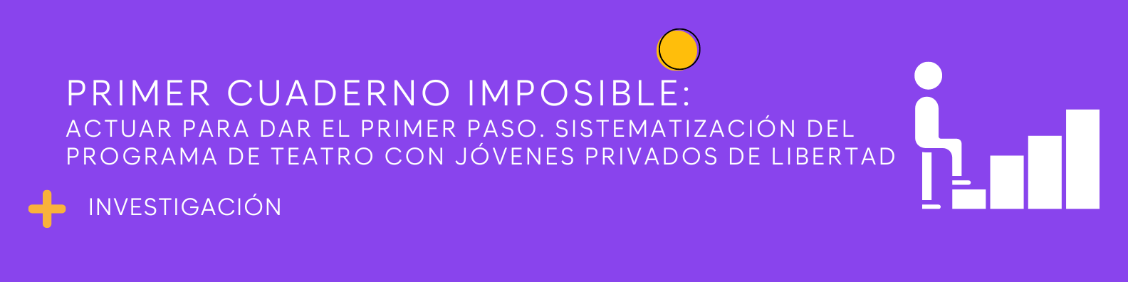 Primer Cuaderno Imposible: Actuar el primer paso. Sistematización del programa de teatro con jóvenes privados de libertad