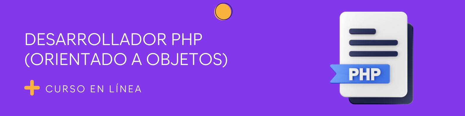Desarrollador PHP (Orientado a objetos)