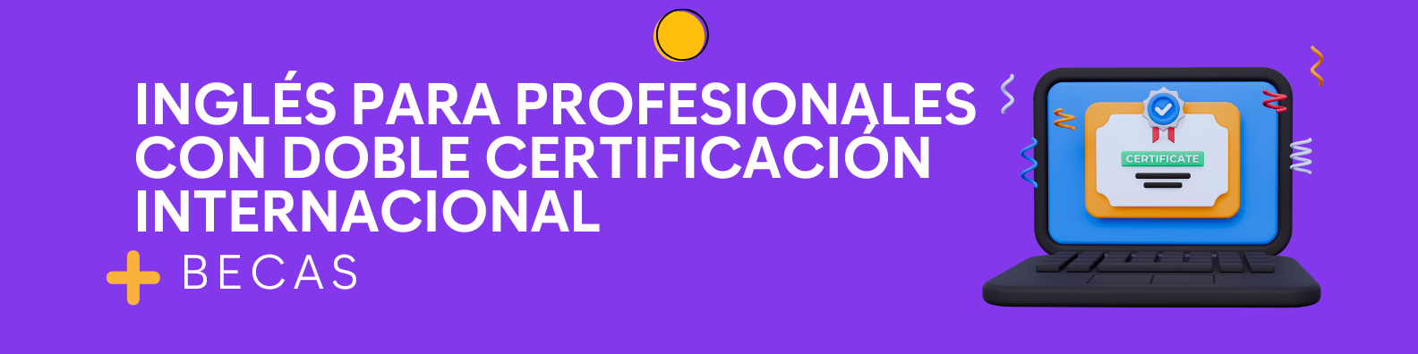 Curso de inglés para profesionales con doble certificación
